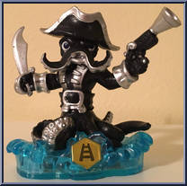Wash Buckler (Black / Silver) from Skylanders - Swap Force - Swap Force manufactured by Activision [Loose]