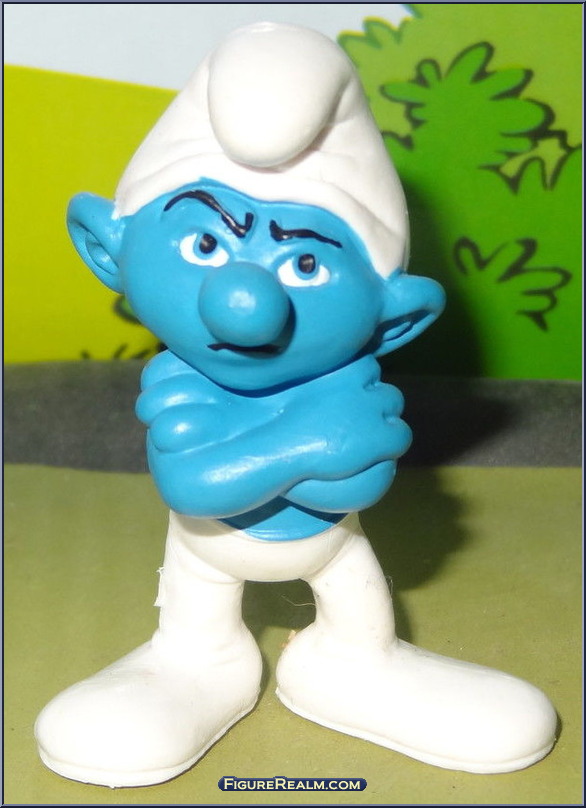grouchy smurf figure