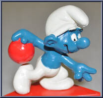 Bowler Smurf Action Figure