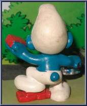 Bricklayer Smurf from Smurfs - Basic Series manufactured by Peyo [Loose]