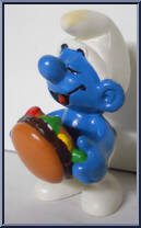 Burger Smurf from Smurfs - Basic Series manufactured by Peyo [Loose]