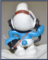 CB Operator Smurf from Smurfs - Basic Series manufactured by Peyo [Loose]