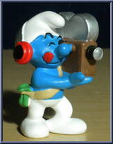 Cameraman Smurf from Smurfs - Basic Series manufactured by Peyo [Loose]