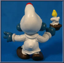 Candle Smurf from Smurfs - Basic Series manufactured by Peyo [Loose]