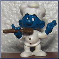 Chef Smurf from Smurfs - Basic Series manufactured by Peyo [Loose]
