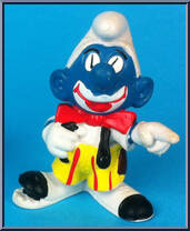 Clown Smurf from Smurfs - Basic Series manufactured by Peyo [Loose]