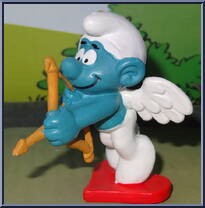 Cupid Smurf from Smurfs - Basic Series manufactured by Peyo [Loose]
