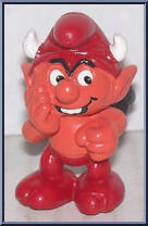 Devil Smurf from Smurfs - Basic Series manufactured by Peyo [Loose]