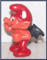 Devil Smurf from Smurfs - Basic Series manufactured by Peyo [Loose]