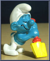 Digger Smurf from Smurfs - Basic Series manufactured by Peyo [Loose]