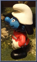Fireman Smurf from Smurfs - Basic Series manufactured by Peyo [Loose]