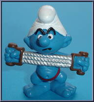 Fitness Smurf from Smurfs - Basic Series manufactured by Peyo [Loose]