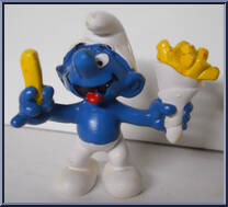 French Fries Smurf from Smurfs - Basic Series manufactured by Peyo [Loose]