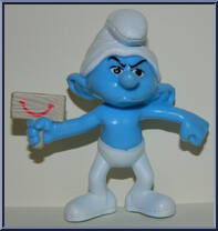Grouchy from Smurfs - McDonald's manufactured by Peyo [Loose]