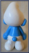 Grouchy Smurf (Looking Over) from Smurfs - Basic Series manufactured by Peyo [Loose]