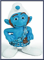 Gutsy Smurf from Smurfs - Basic Series manufactured by Peyo [Loose]