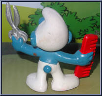 Hairdresser Smurf from Smurfs - Basic Series manufactured by Peyo [Loose]