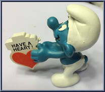 Have a Heart Smurf from Smurfs - Basic Series manufactured by Peyo [Loose]
