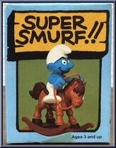 Hobby Horse Smurf from Smurfs - Super Smurfs manufactured by Peyo [Front]