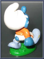 Jogger Smurf from Smurfs - Basic Series manufactured by Peyo [Loose]