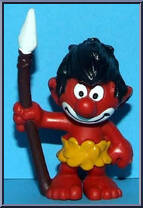 Jungle Smurf from Smurfs - Basic Series manufactured by Peyo [Loose]