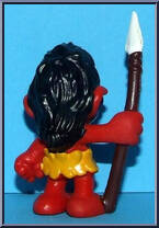 Jungle Smurf from Smurfs - Basic Series manufactured by Peyo [Loose]