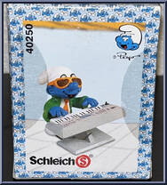 Keyboard Smurf from Smurfs - Super Smurfs manufactured by Peyo [Front]