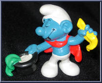 Magician Smurf from Smurfs - Basic Series manufactured by Peyo [Loose]