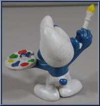Painter Smurf from Smurfs - Basic Series manufactured by Peyo [Loose]