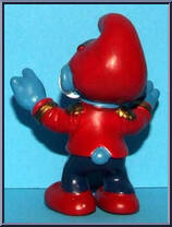 Papa Smurf (Band Conductor) from Smurfs - Papa Smurfs manufactured by Peyo [Loose]