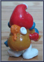 Papa Smurf (Santa Outfit) from Smurfs - Papa Smurfs manufactured by Peyo [Loose]