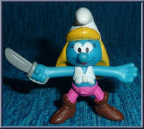 Smurfette (Pirate) from Smurfs - Smurfettes manufactured by Peyo [Loose]