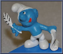 Poet Smurf from Smurfs - Basic Series manufactured by Peyo [Loose]