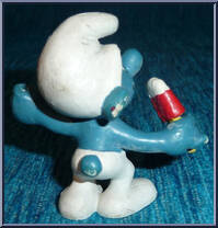 Popsicle Smurf from Smurfs - Basic Series manufactured by Peyo [Loose]