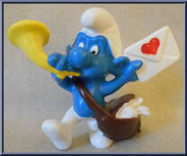 Postman Smurf from Smurfs - Basic Series manufactured by Peyo [Loose]