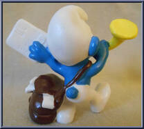 Postman Smurf from Smurfs - Basic Series manufactured by Peyo [Loose]