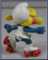 Smurfette (Roller Skating) from Smurfs - Smurfettes manufactured by Peyo [Loose]