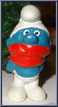Scarf Smurf from Smurfs - Basic Series manufactured by Peyo [Loose]