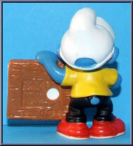Sign Smurf from Smurfs - Basic Series manufactured by Peyo [Loose]