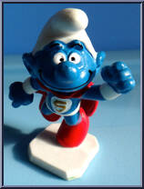 Smurferman Smurf from Smurfs - Basic Series manufactured by Peyo [Loose]