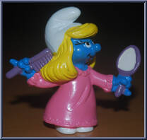 Smurfette (Comb and Mirror) from Smurfs - Smurfettes manufactured by Peyo [Loose]