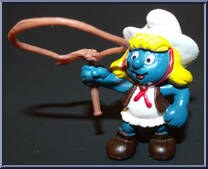 Smurfette (Cowgirl) from Smurfs - Smurfettes manufactured by Peyo [Loose]