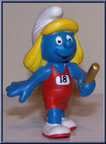 Smurfette (Relay Runner) from Smurfs - Smurfettes manufactured by Peyo [Loose]