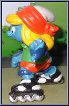 Smurfette (Roller Blading) from Smurfs - Smurfettes manufactured by Peyo [Loose]