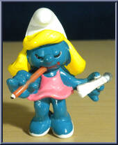 Smurfette (Secretary) from Smurfs - Smurfettes manufactured by Peyo [Loose]