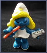 Smurfette (Secretary) from Smurfs - Smurfettes manufactured by Peyo [Loose]