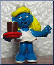 Smurfette (Stewardess) from Smurfs - Smurfettes manufactured by Peyo [Loose]