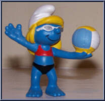 Smurfette (Volleyball) from Smurfs - Smurfettes manufactured by Peyo [Loose]