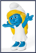 Smurfette (White Dress / Hands Up) from Smurfs - Smurfettes manufactured by Peyo [Loose]