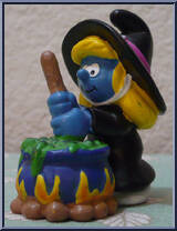 Smurfette (Witch Stirring Cauldron) from Smurfs - Smurfettes manufactured by Peyo [Loose]